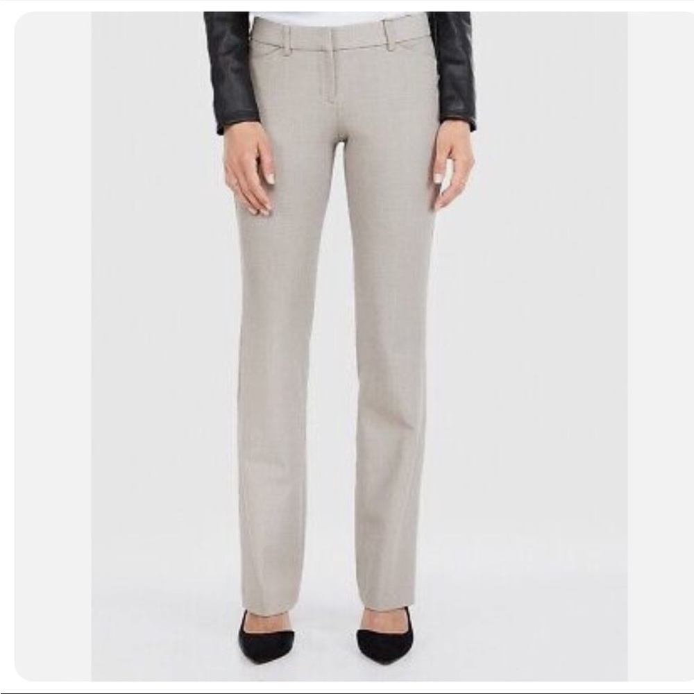 Express Editor Barely Boot Low Rise Dress Pants Size 0